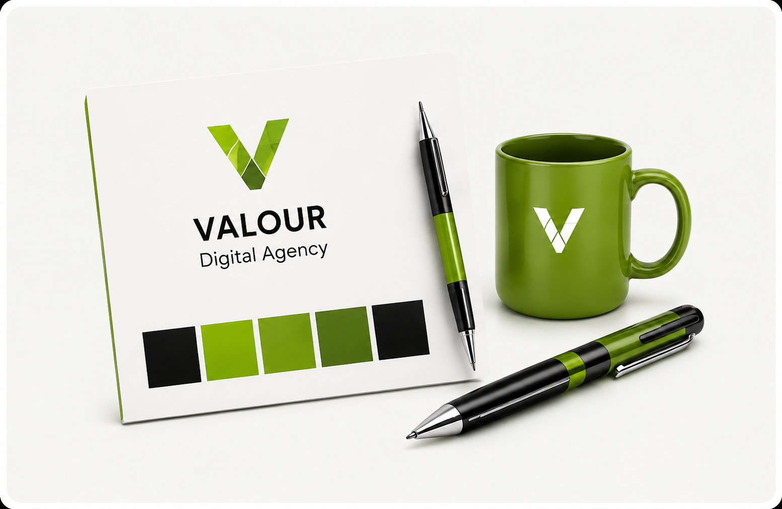 Branding and Identity design mockup