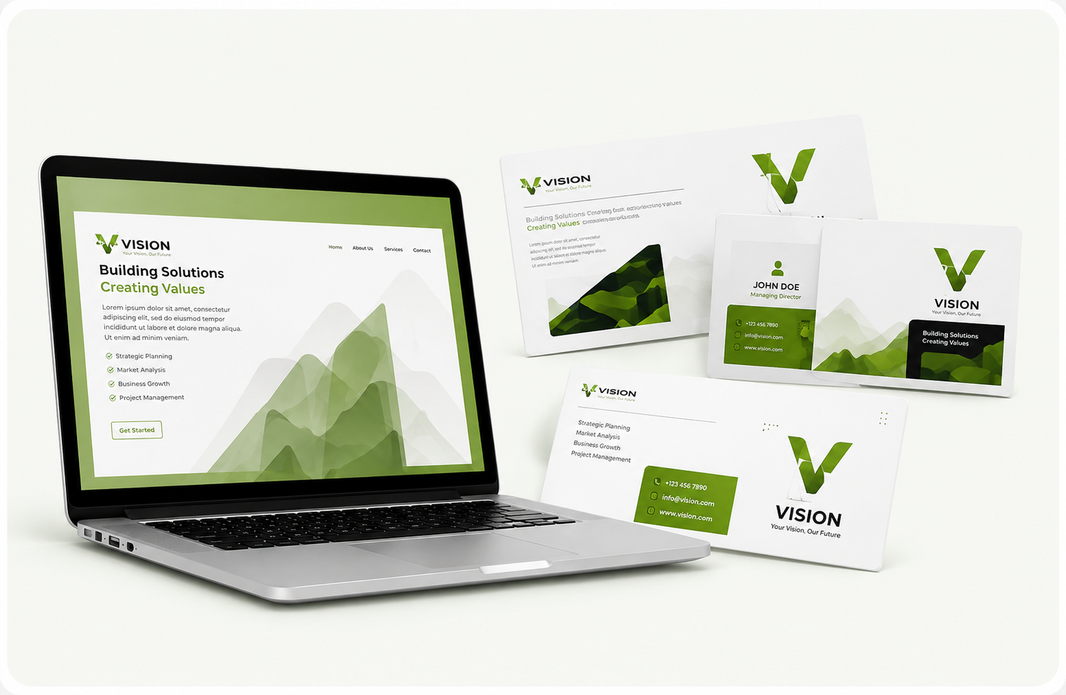 Creative Assets and Templates mockup