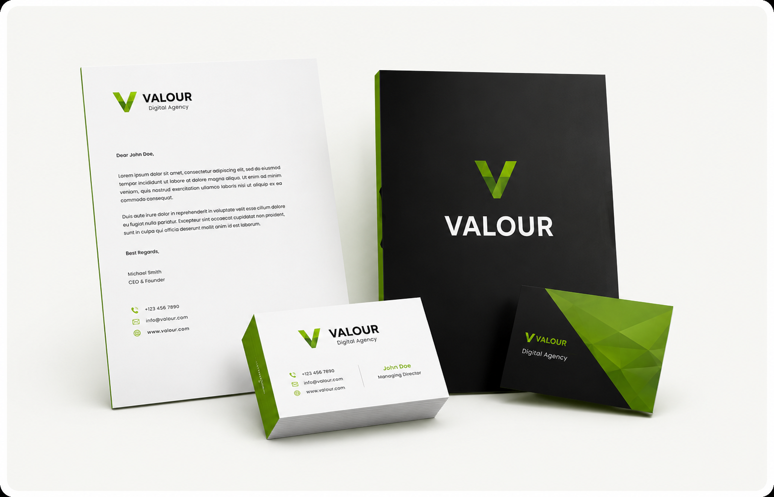 Print and Corporate Design mockup